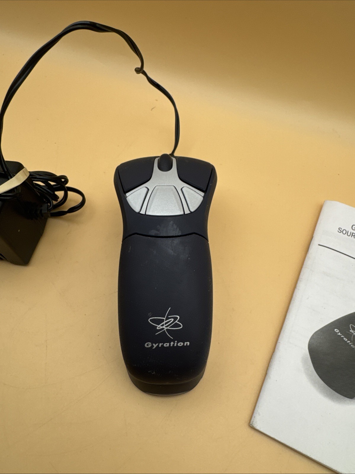 Gyration GC15M Air Mouse Go Plus w/ Cradle Transceiver AC Adapter  TESTED