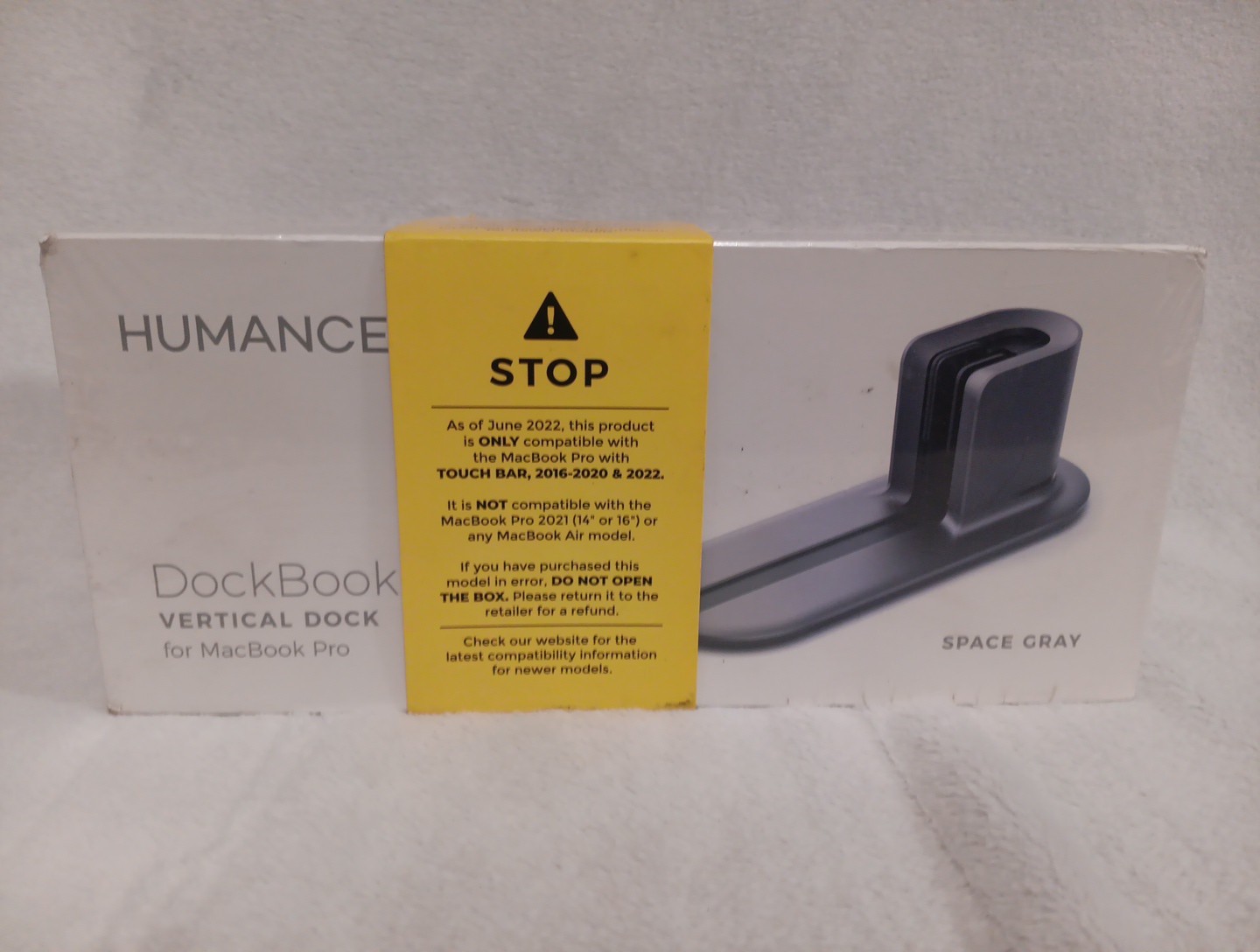HumanCentric DockBook For MacBook Pro Docking Station Vertical Laptop Stand 