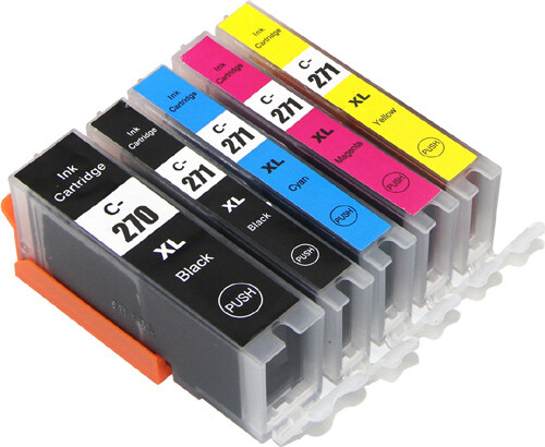 5PK PGI-270XL CLI-271XL Replacement Ink Set for Canon TS6020 MG6820 MG6821 6822
