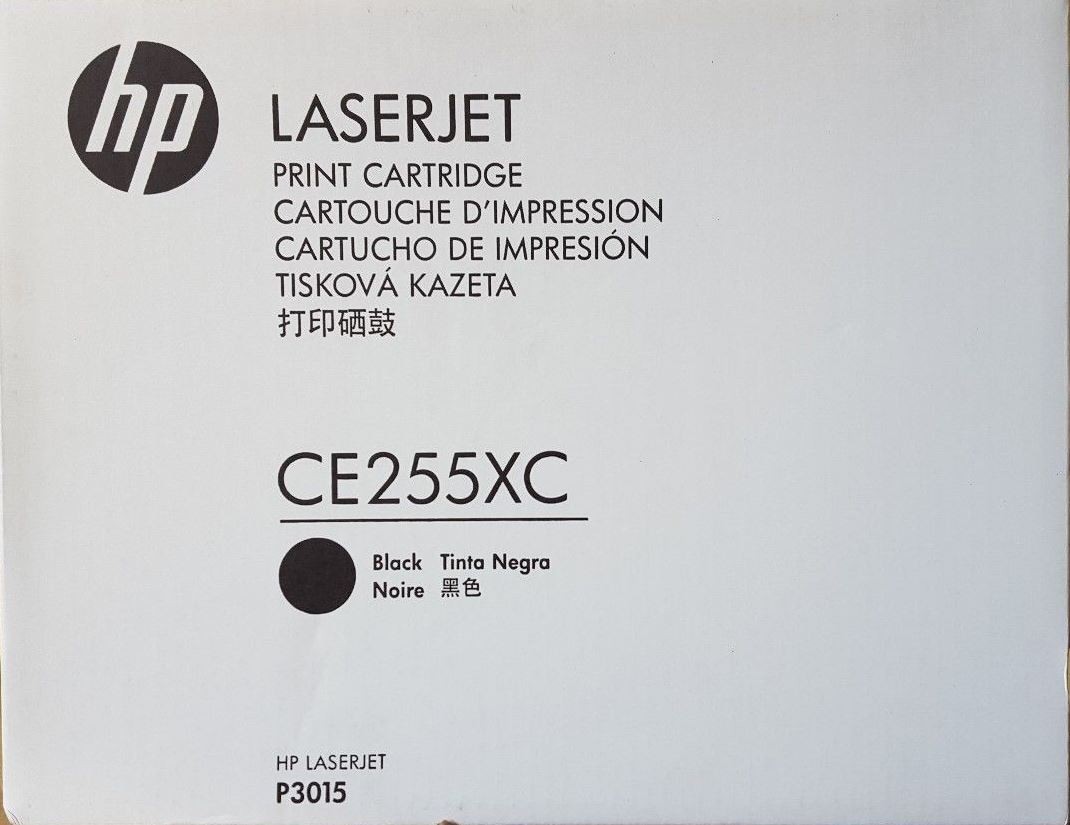 NEW Genuine Factory Sealed HP 55X Toner Cartridge CE255XC Contract White Box