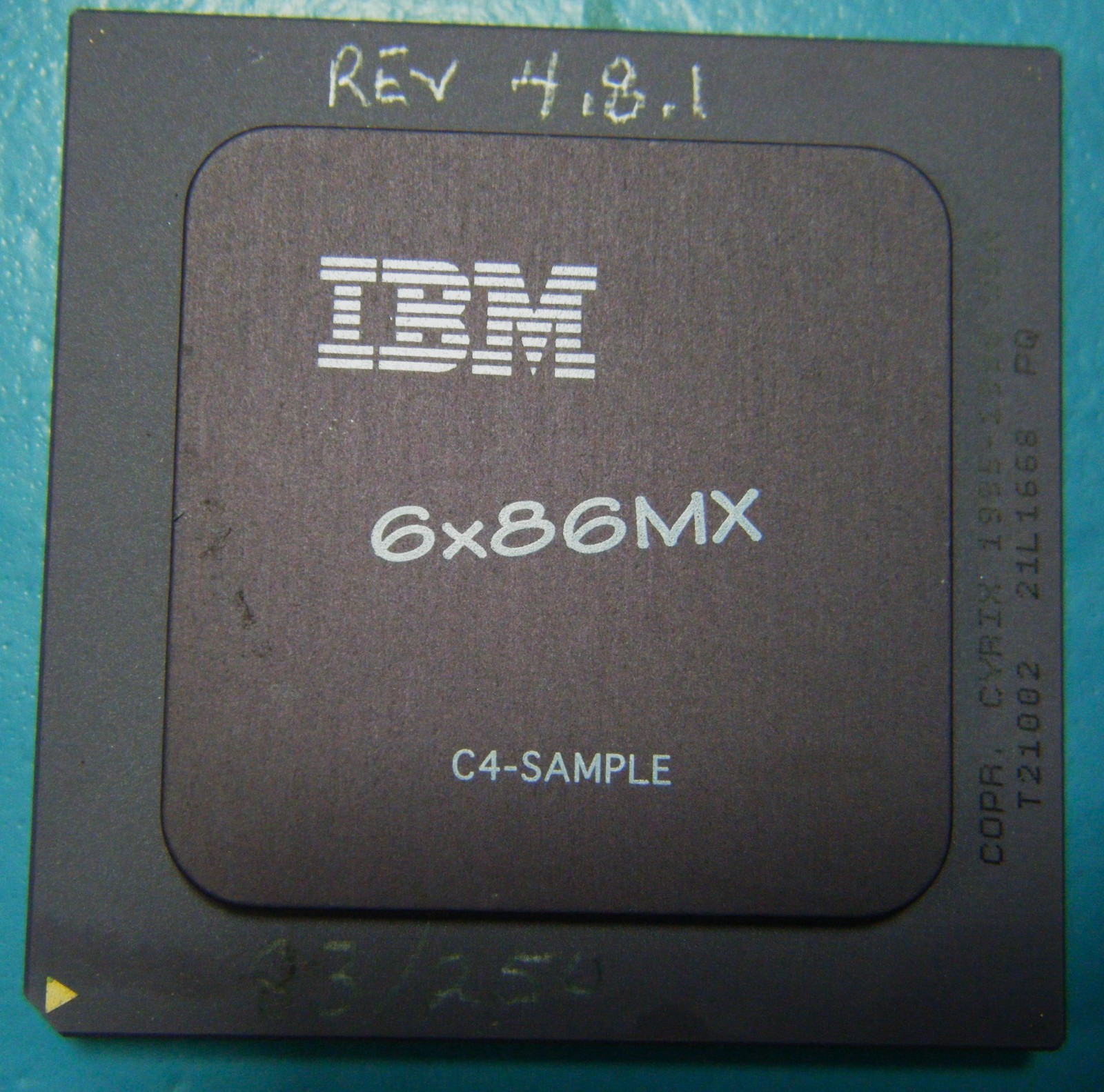 RARE IBM CYRIX 6X86MX C4 SAMPLE PROCESSOR - LAST ONE