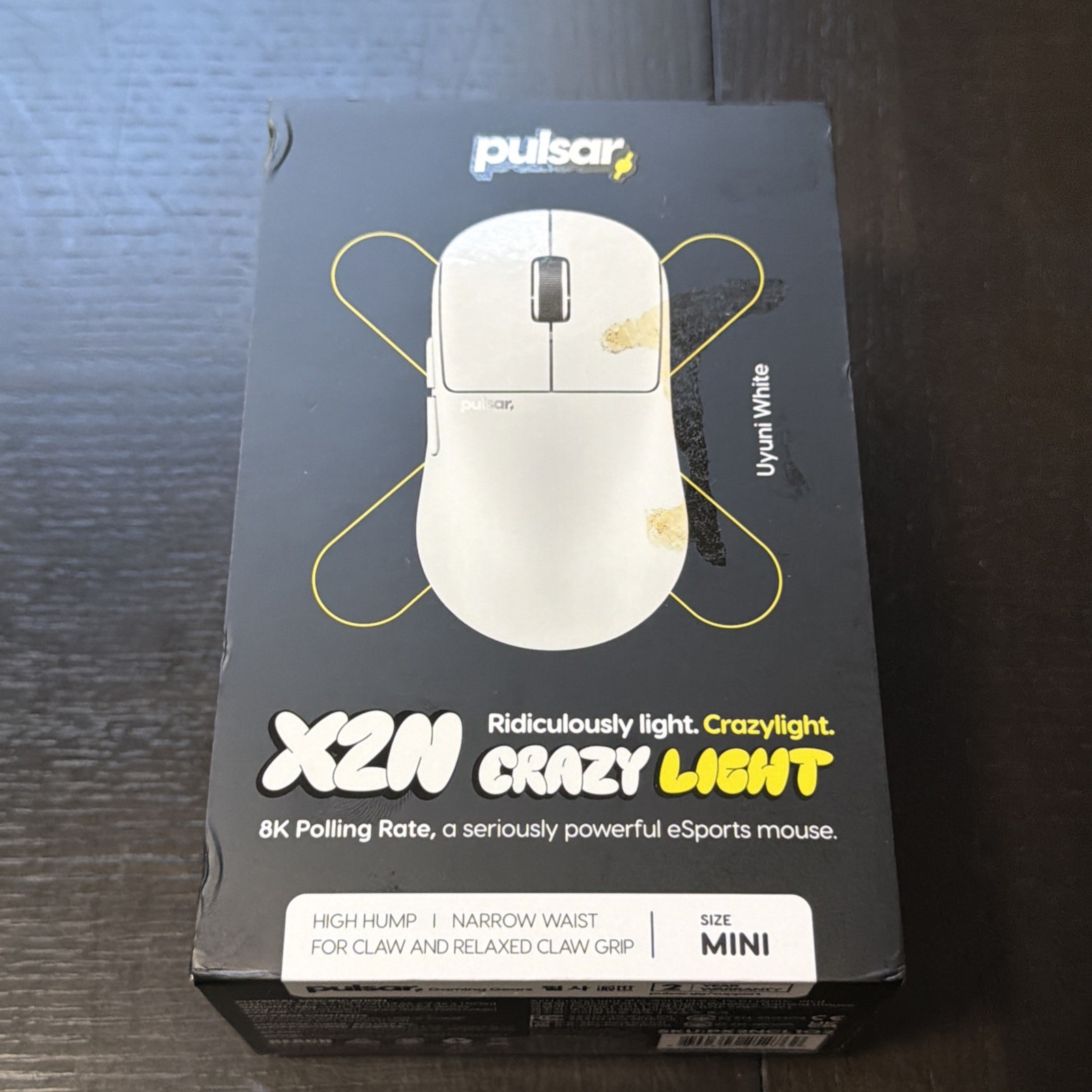 Pulsar X2N Crazylight Wireless Gaming Mouse - White