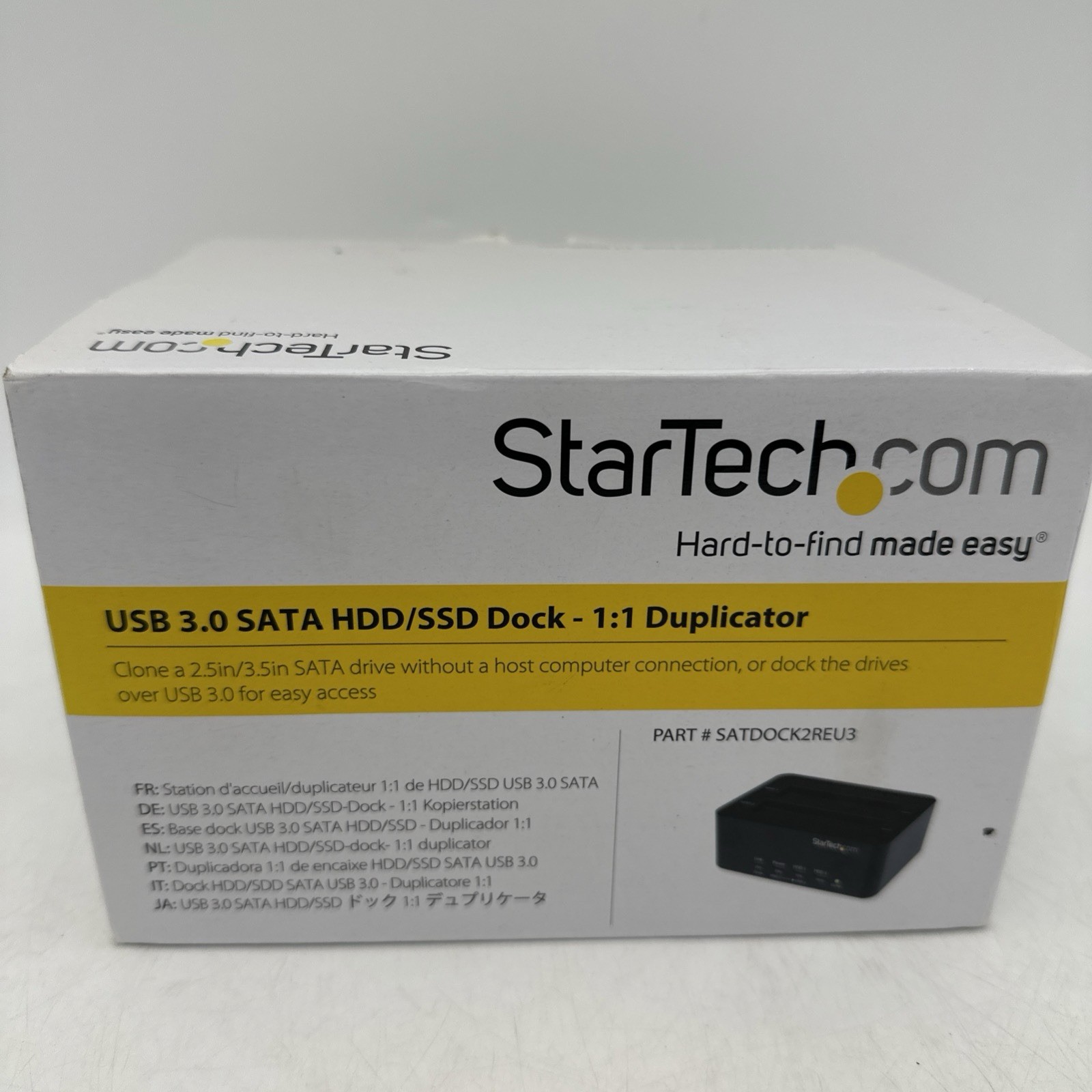 StarTech 3.0 SATA HDD/SSD Dock 1:1 Duplicator SATDOCK2REU3
