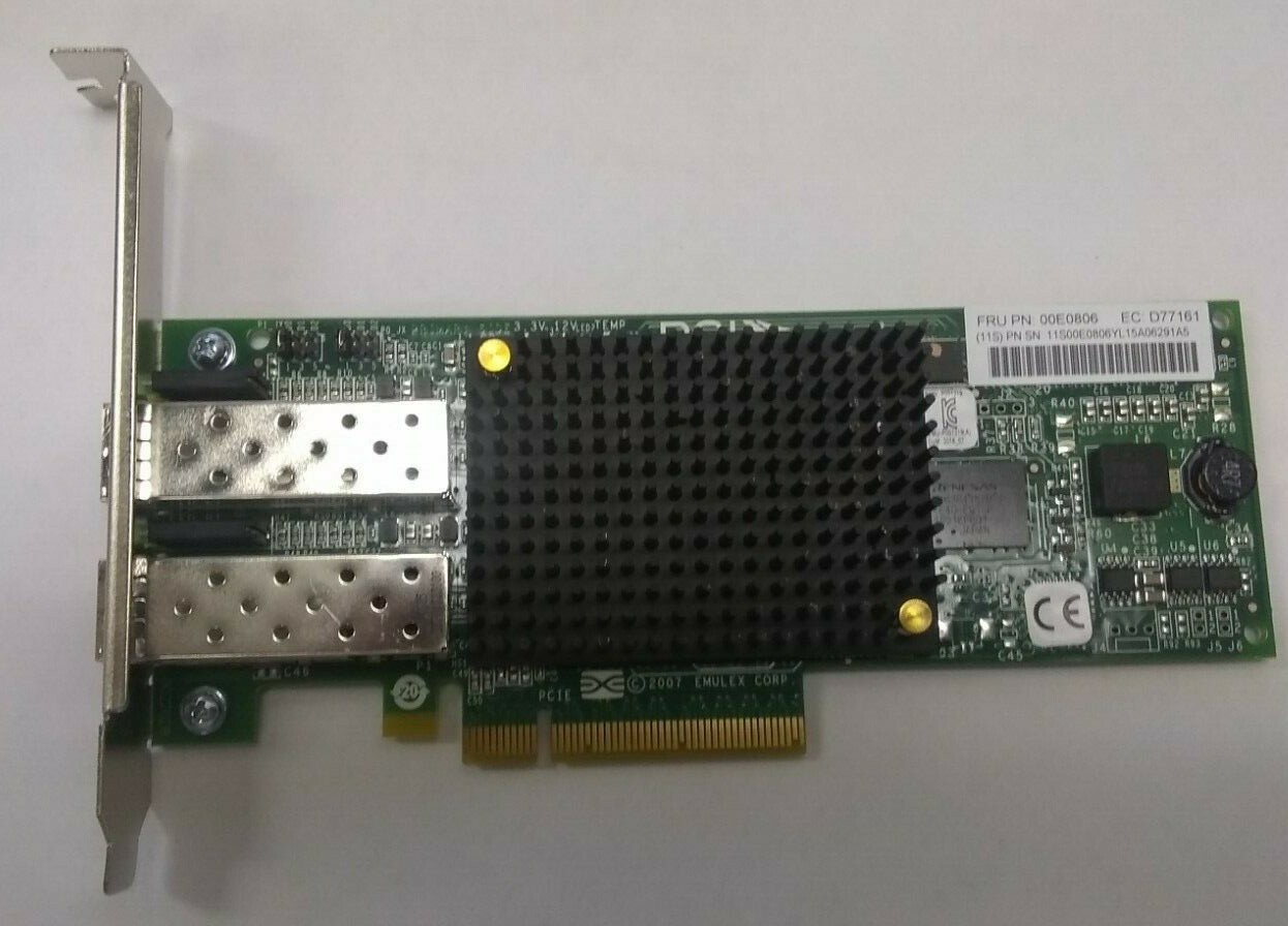 IBM 00E0806 8GB 2 Port Fiber Channel Network Adapter