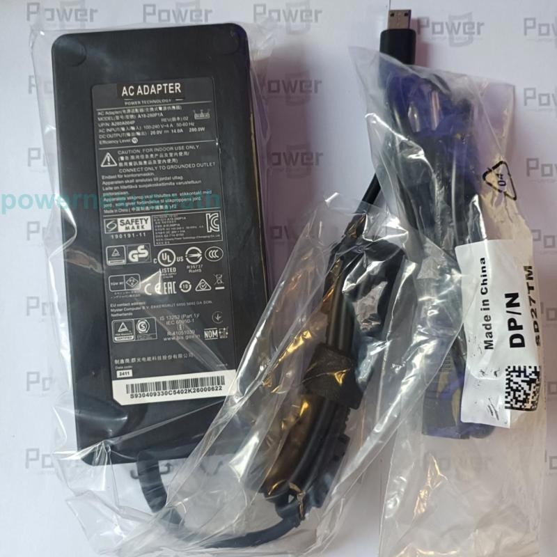 MSI Vector GP68HX GP78HX 13VG 13VF 14VGG 280W 20V 14A Chicony AC Adapter Charger