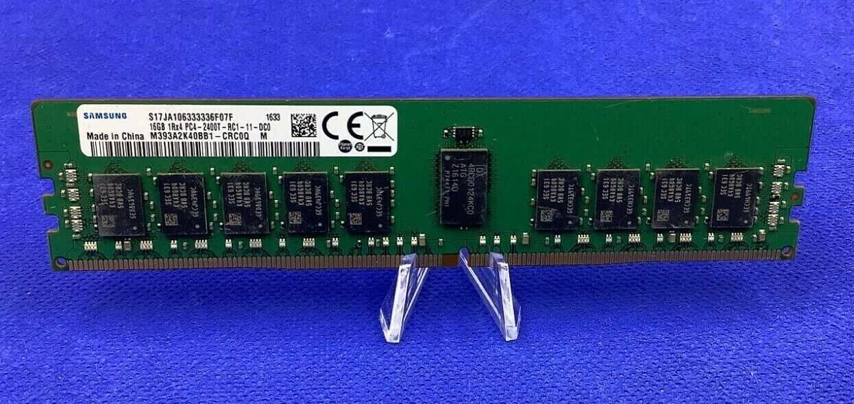 M393A2K40BB1-CRC SAMSUNG 16GB (1X16GB) 1Rx4 PC4-2400T DDR4 MEMORY