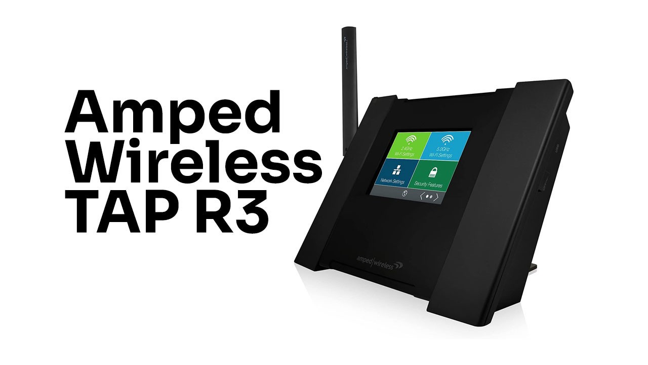 New AMPED TAP-R3 HighPower AC1750 Dual Band Wi-Fi Router Touchscreen Gigabit