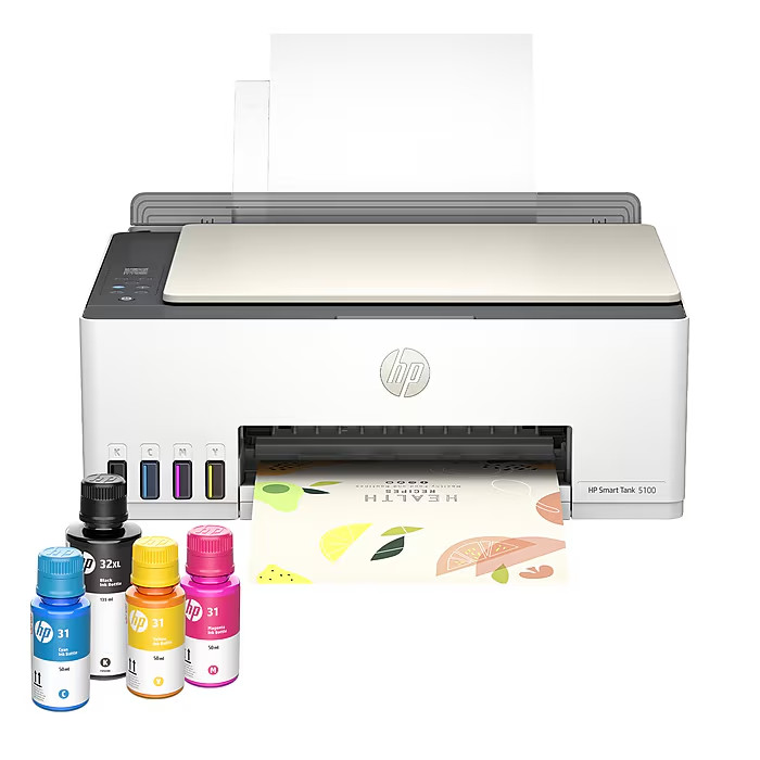 HP Smart Tank 5100 Wireless All-in-One Supertank Printer