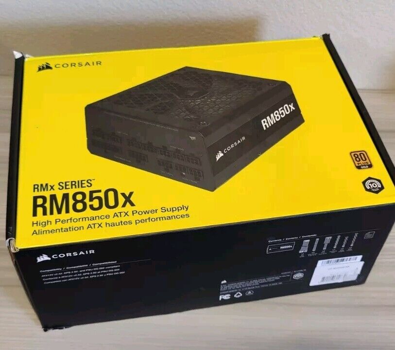 CORSAIR RMX Black RM850x 850W 80+ Gold Fully Modular Power Supply