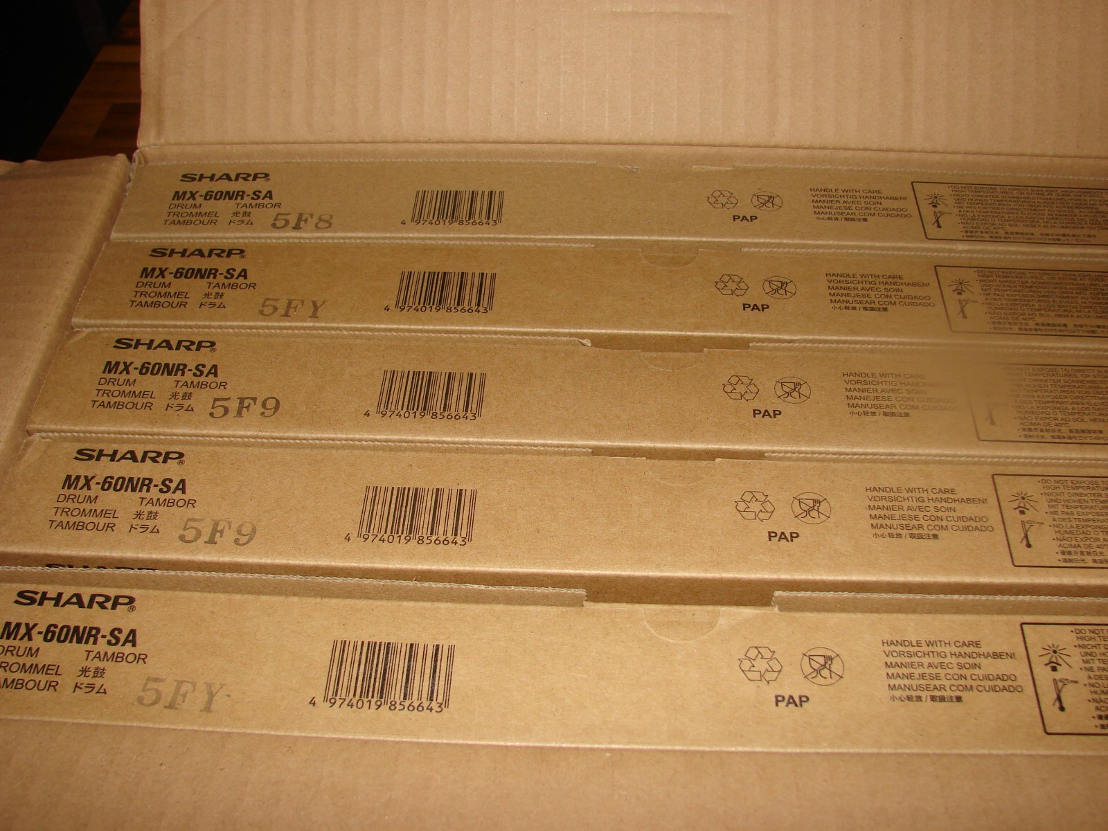 10-Sharp MX-60NRSA Genuine Drums