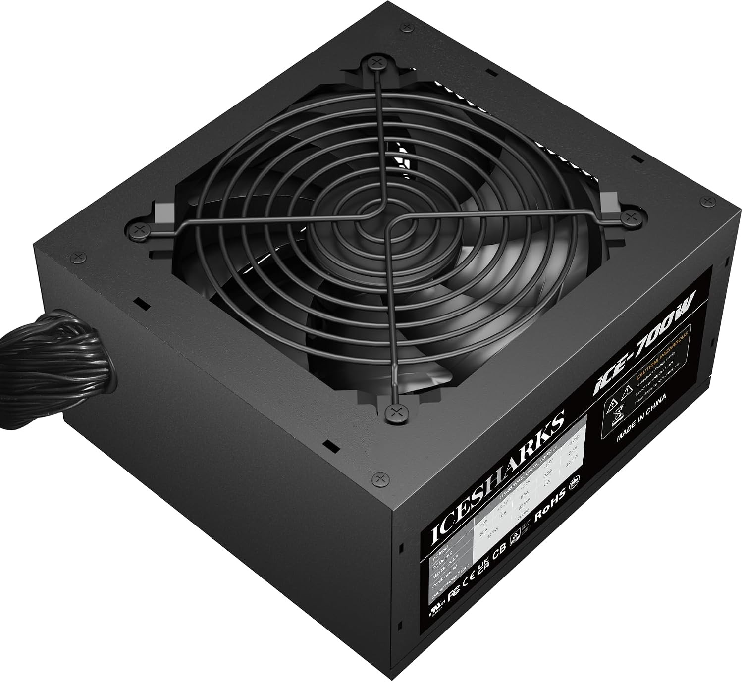 Game 700W Power Supply PC PSU, 115-230 Voltage PFC Switch Power Protection