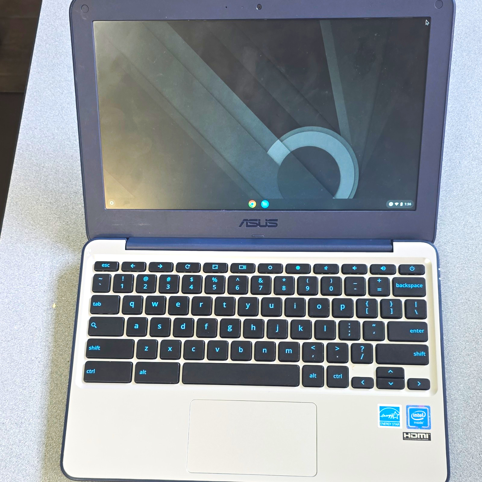 ASUS C202S Chromebook 11.6in Intel Celeron 4GB 16GB eMMC Chrome OS White  NJ NYC