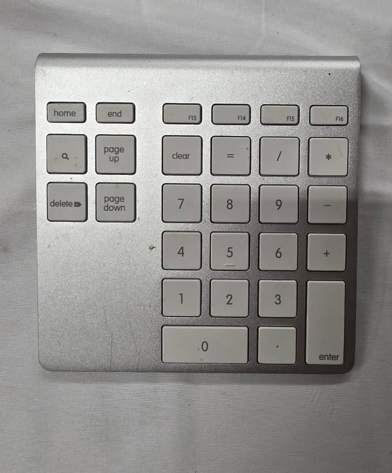 Belkin FBT067 Wireless Bluetooth Numeric Keypad (Aluminum, Apple-style)