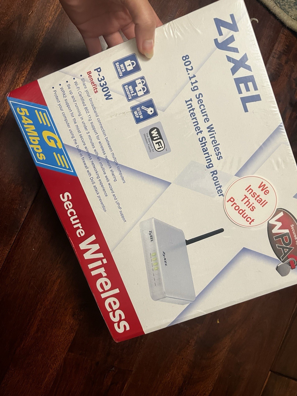 Zyxel Secure Wireless Internet Sharing Router P-330W G 54MBPS Brand New Sealed