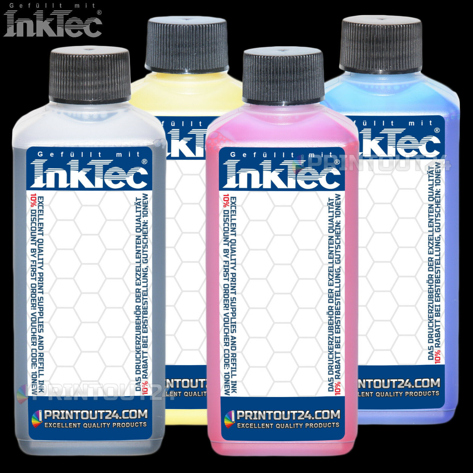 4 X 250Ml InkTec® Sublimation Ink For Epson SureColor SuperPress B SC-F