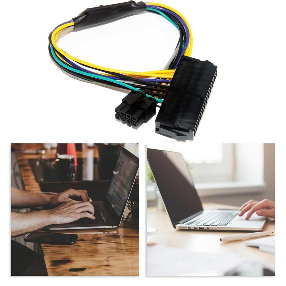 1x 24 Pin to 8 Pin ATX Power Supply Adapter Cable For 3020 7020 9020 T1700