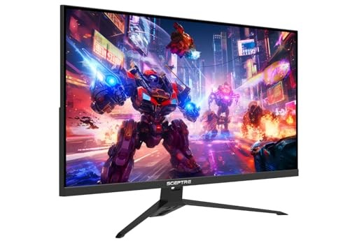 SCEPTRE NEW IPS 24-INCH GAMING MONITOR 180+HZ DP X2 HDMI X2 1MS 100% -  BLACK