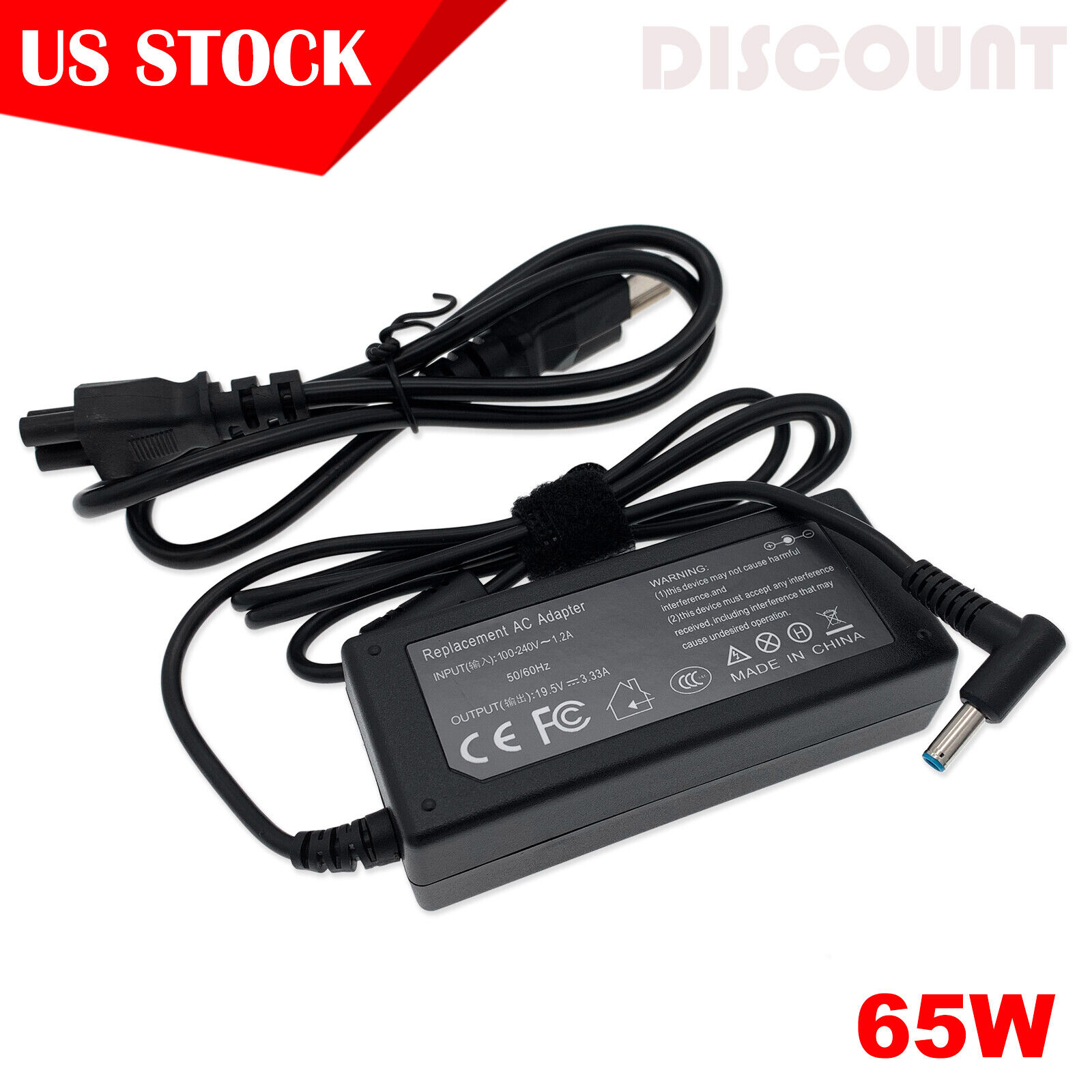 AC/DC Adapter For HP IS 13252 IEC 60950-1 R-41012327 w/Cord Laptop Power Charger