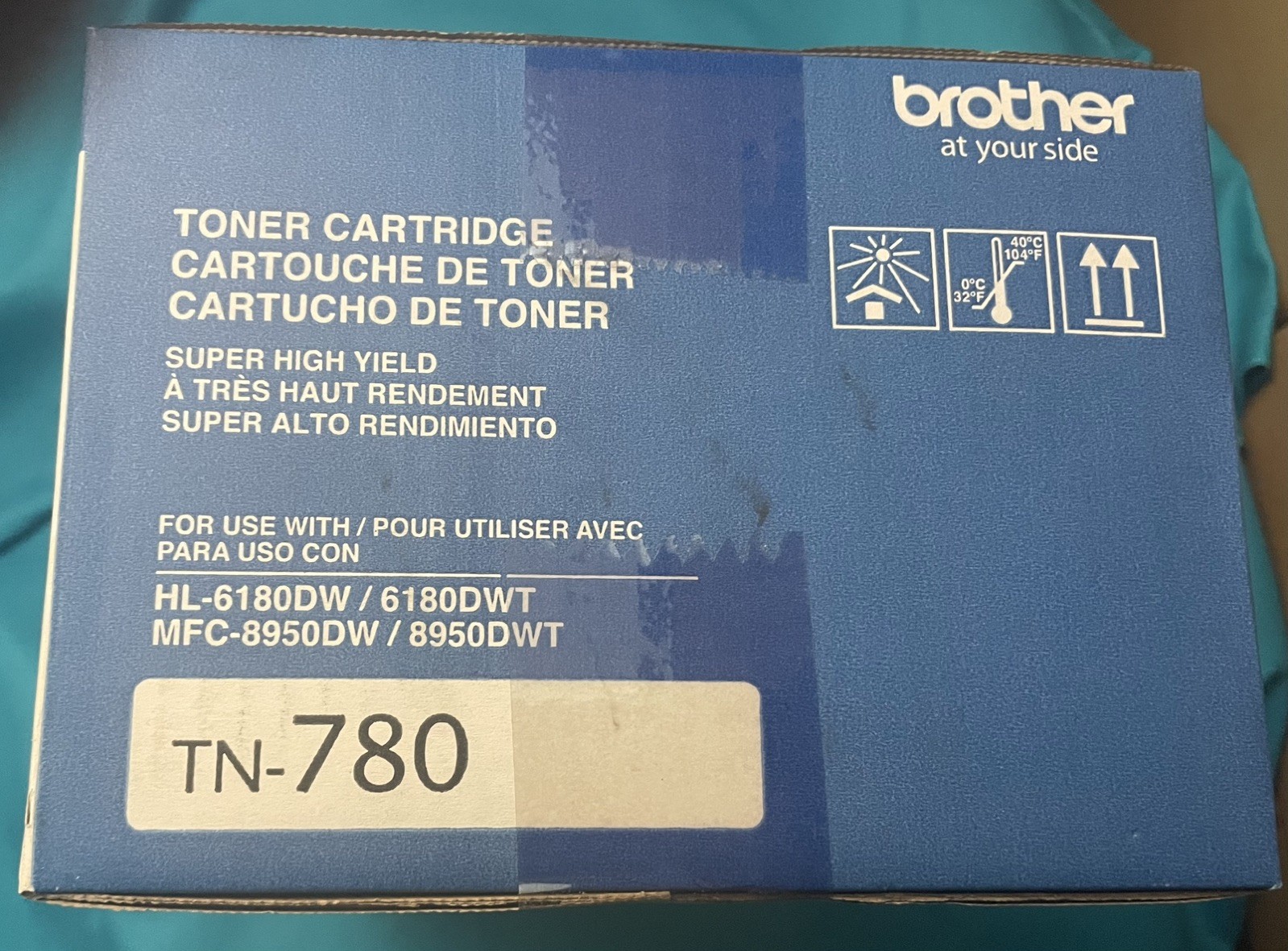 Brother Genuine TN-780 Super High Yield Black Toner HL-6180DW MFC-8950DW Sealed