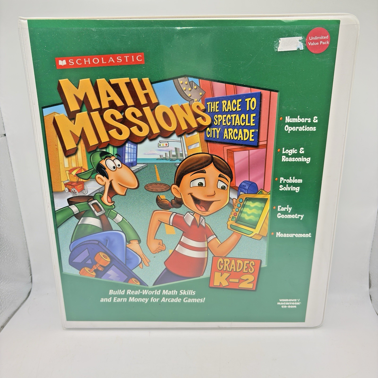Math Mission Grades K-2 The Race To Spectacle City Arcade 26 Cd's Teachers Guide