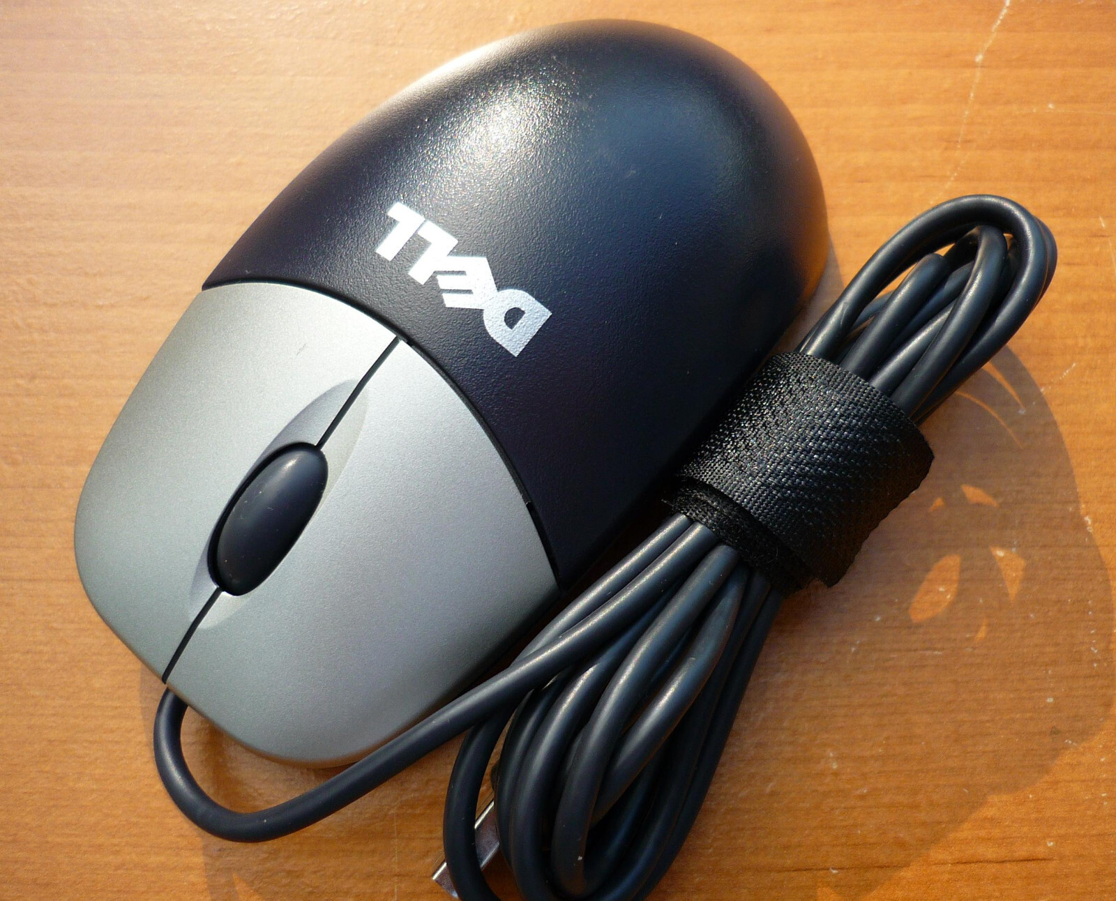 Vintage Dell MO56UO USB Optical Wheel Mouse DARK GRAY - OPEN BOX