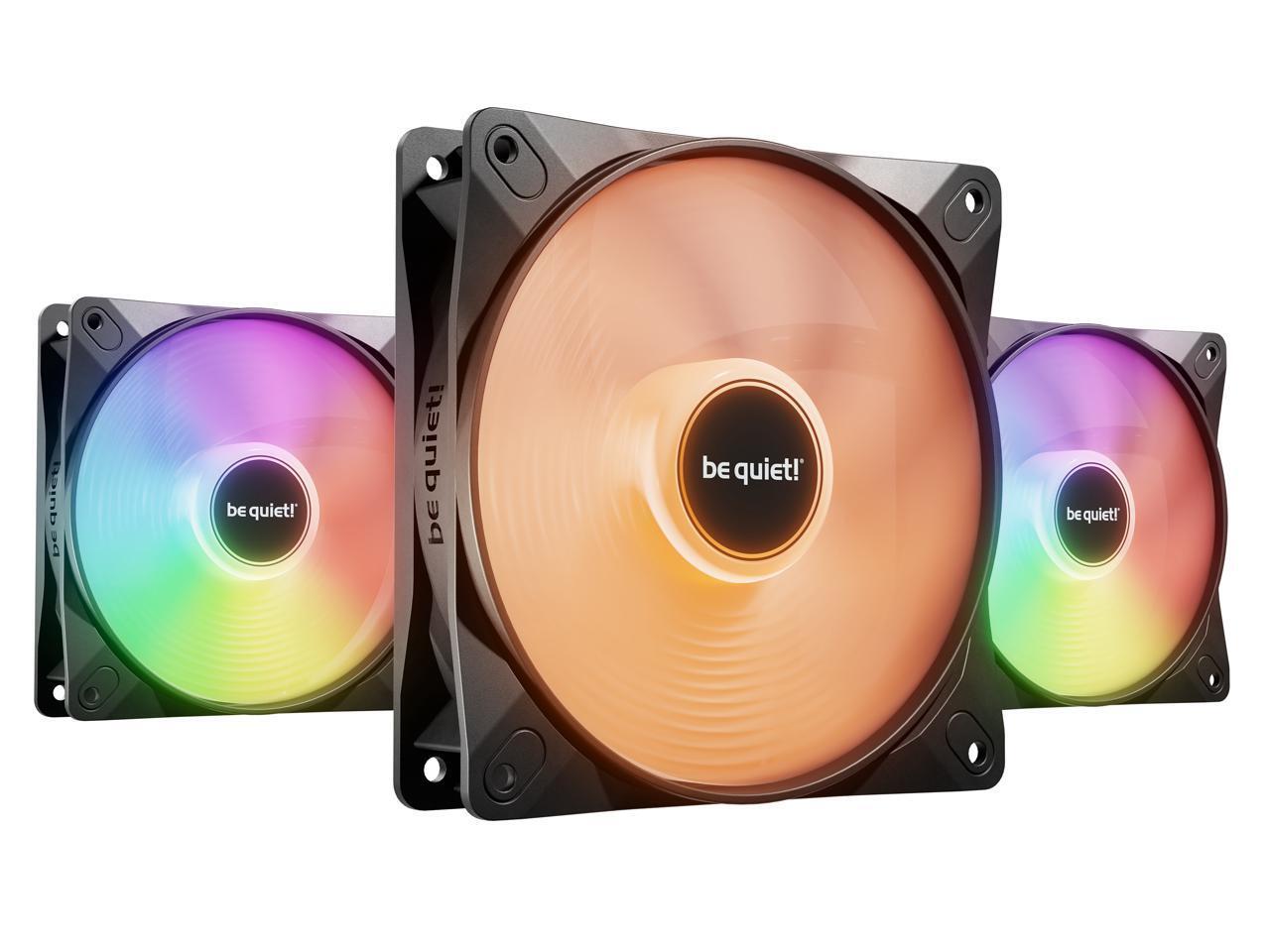 be quiet LIGHT WINGS LX 120mm PWM BL121 120 mm ARGB LED Case Fan - Triple Pack