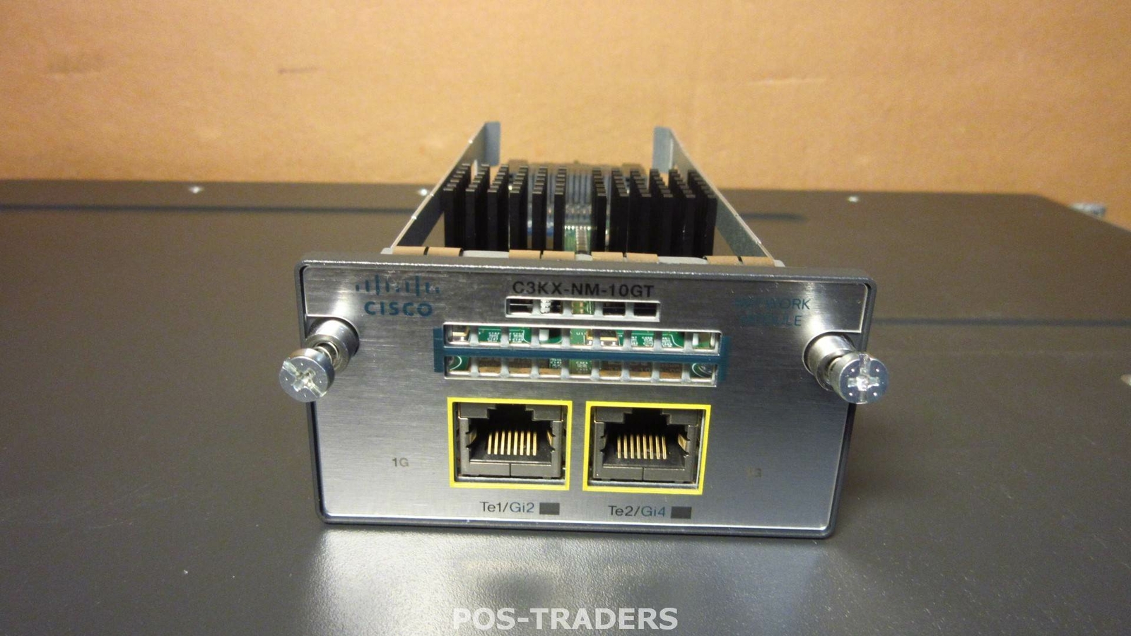 Cisco C3KX-NM-10GT Two 10GB-T ports network module PULLED FROM WS-C3750X-24T-L