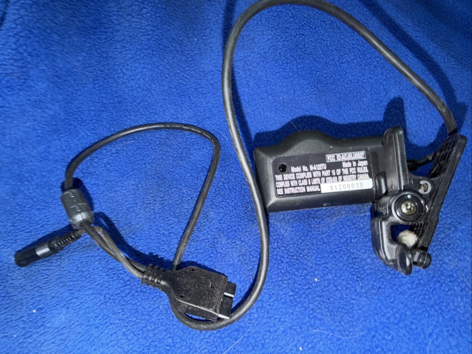 VINTAGE RARE CLIP-ON CAMERA; NOGA MODEL M-A122U;