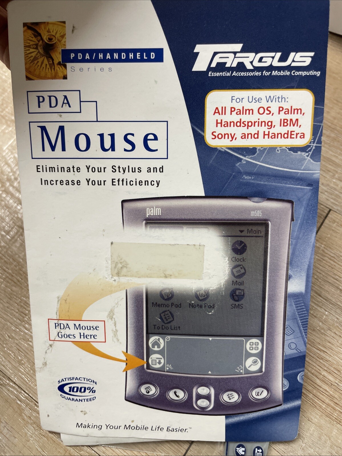 Targus 2002 PDA Mouse Conversion Kit W Software Vintage Palm OS & More Rare