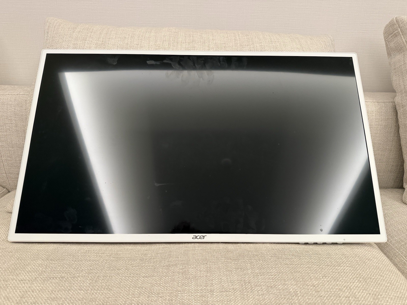 Acer White LED Monitor | Great Condition  | VESA Mount | Bought 2024