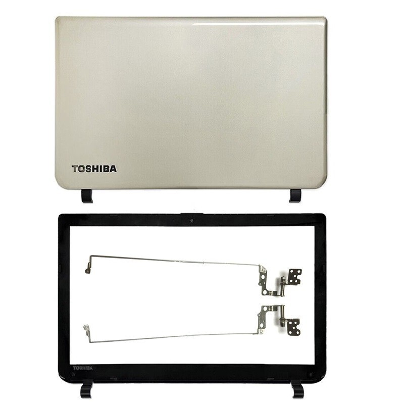 New for Toshiba Satellite L50-B L55-B S55T-B Gold LCD Back Cover+Bezel+Hinges US