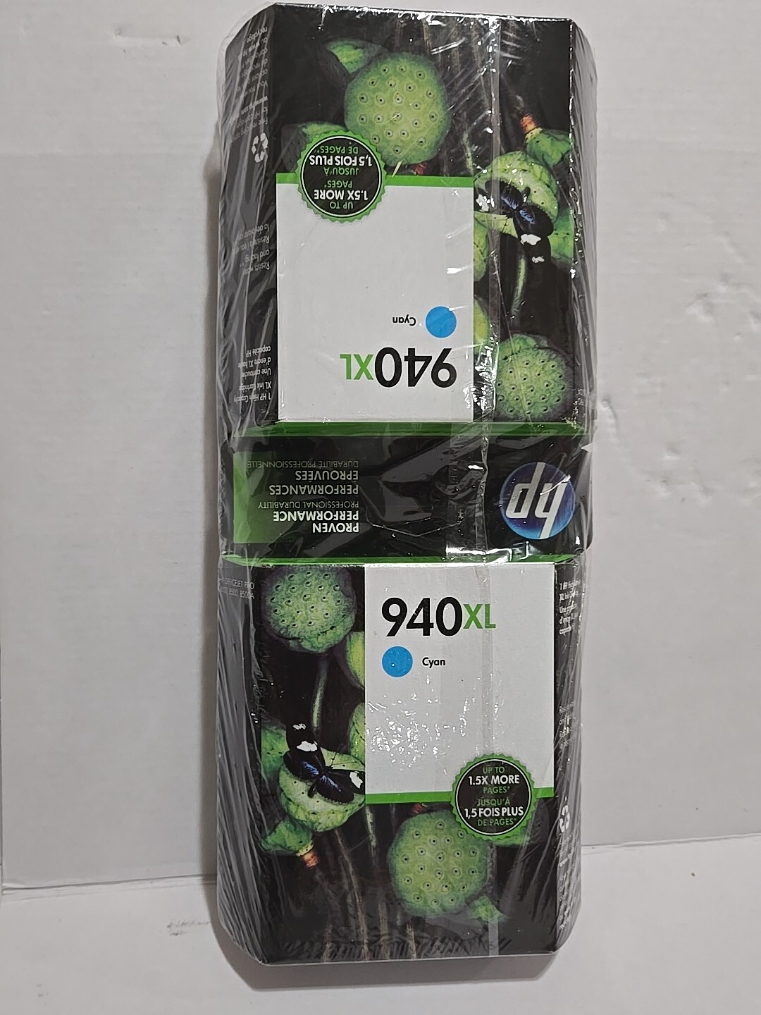 Genuine HP 940XL Cyan Ink Pack Of 4 Cartridge C4907AN New Still Sealed Jul 2018