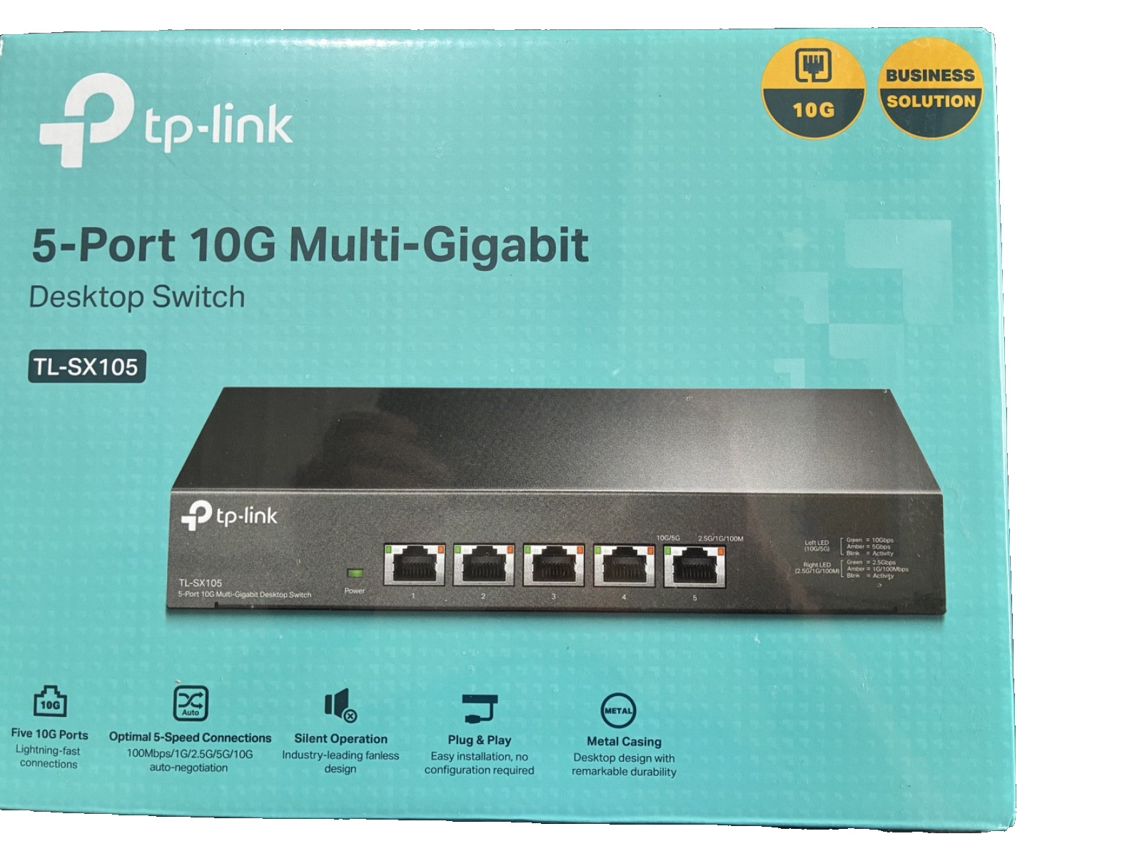 TP-Link TL-SX105 10GB 5-Port Switch - Unopened