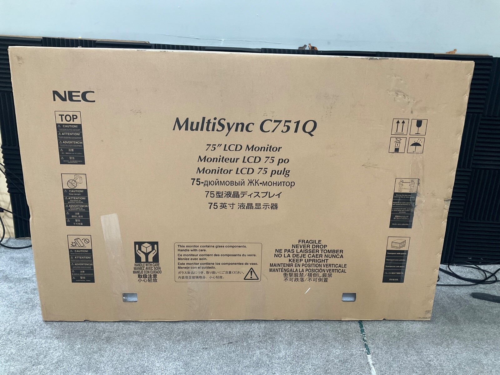NEC MultiSync 75" LED LCD Display 4K C751Q IPS Ultra High Definition ✅❤️️✅❤️