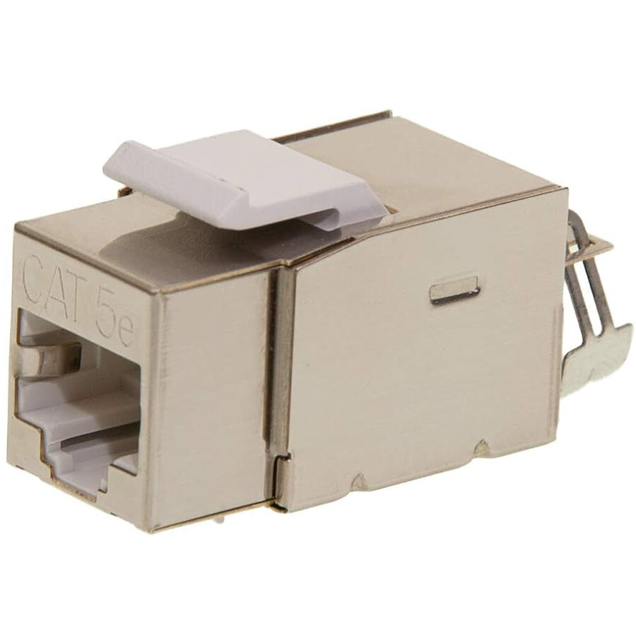 CAT6A Shielded Keystone In-Line Coupler RJ45 Female Network Ethernet - 1-20 Lot