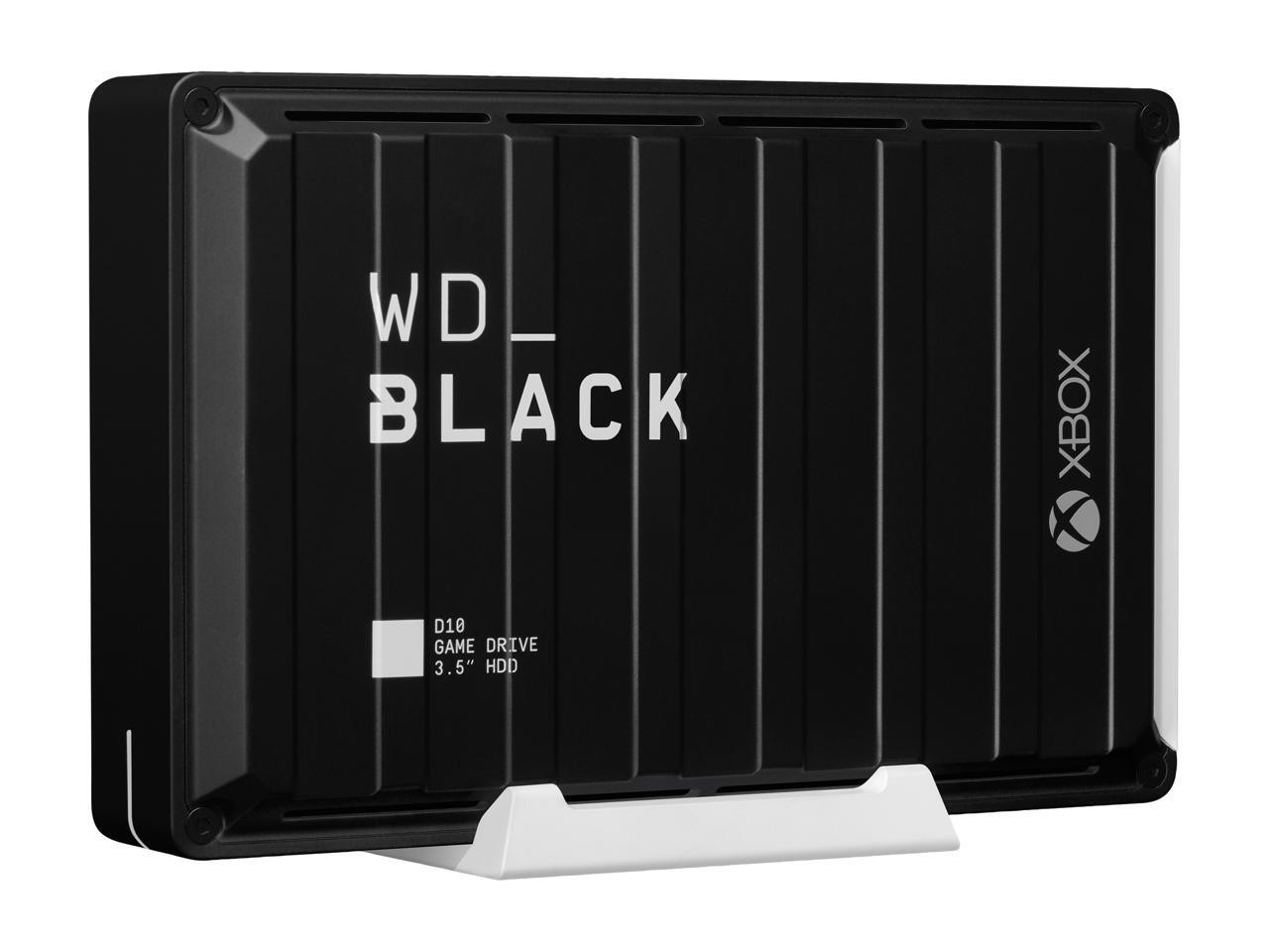 Black 12TB D10 Game Drive Desktop External Hard Drive for Xbox USB 3.2 WD