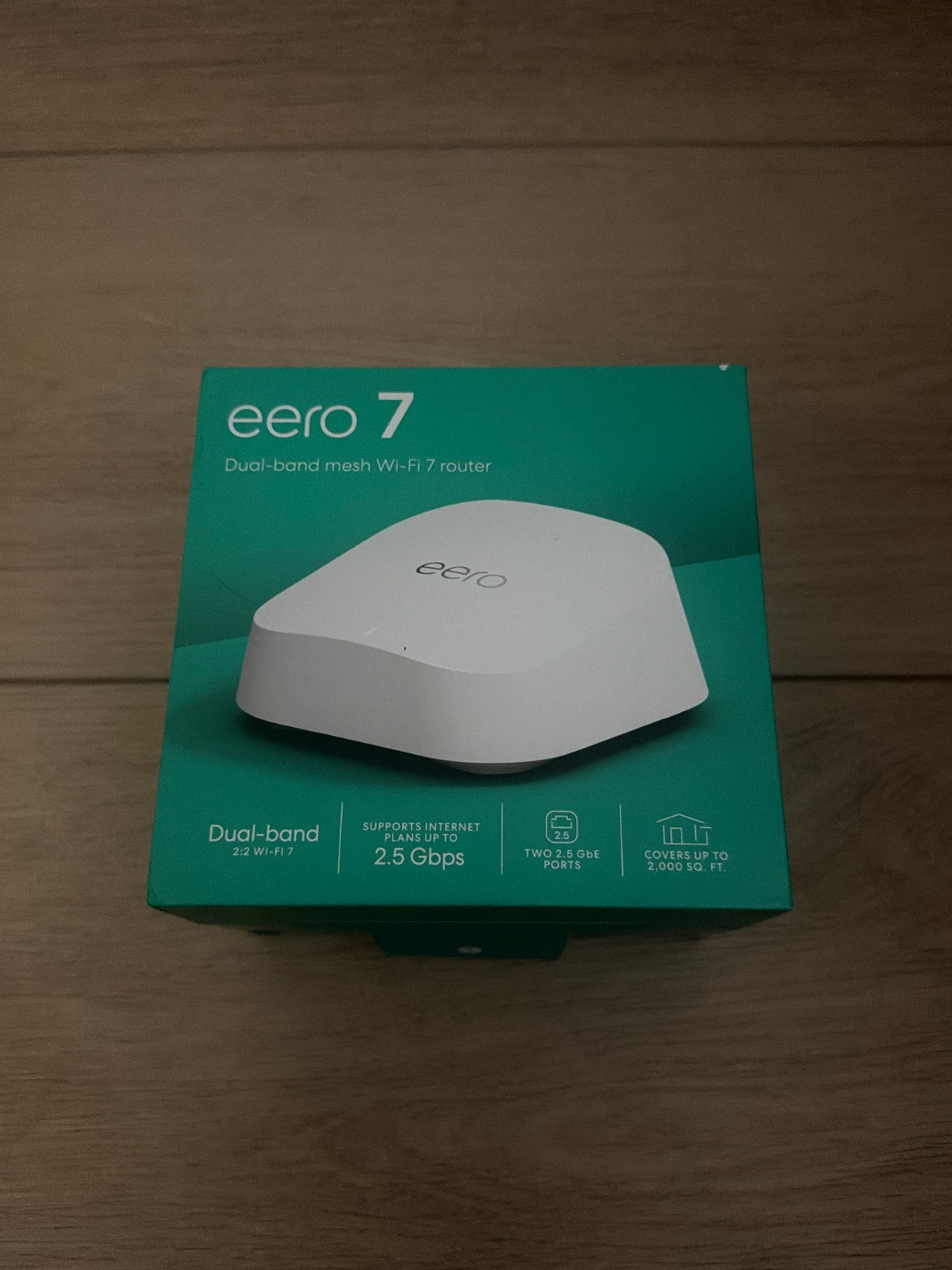 eero 7 Dual-Band Wi-Fi 7 Mesh Router PA10001 — Open Box Reset