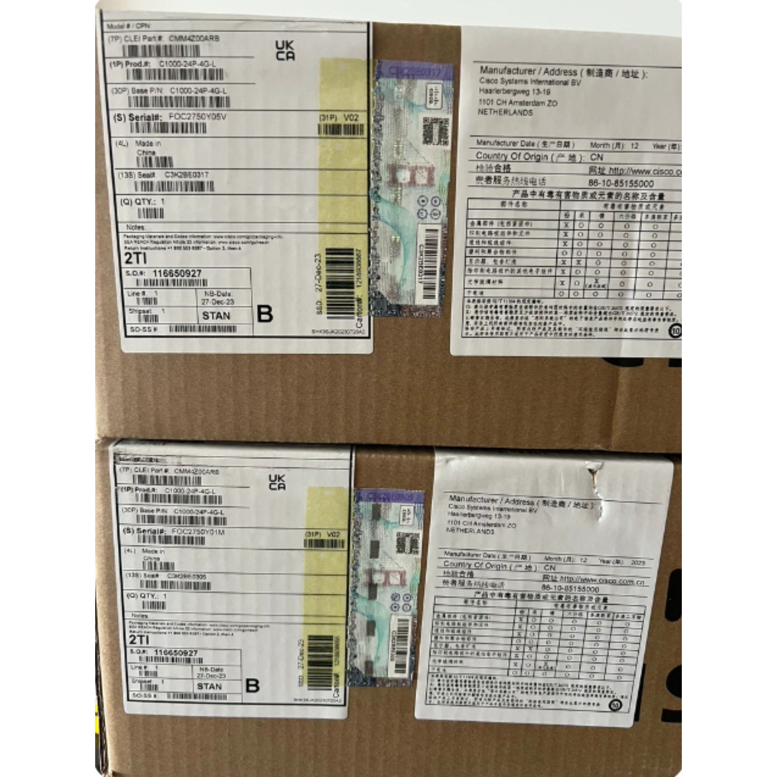 Cisco C1000-24P-4G-L Cisco Catalyst 1000 Switch 24 Ports New Sealed MMD0