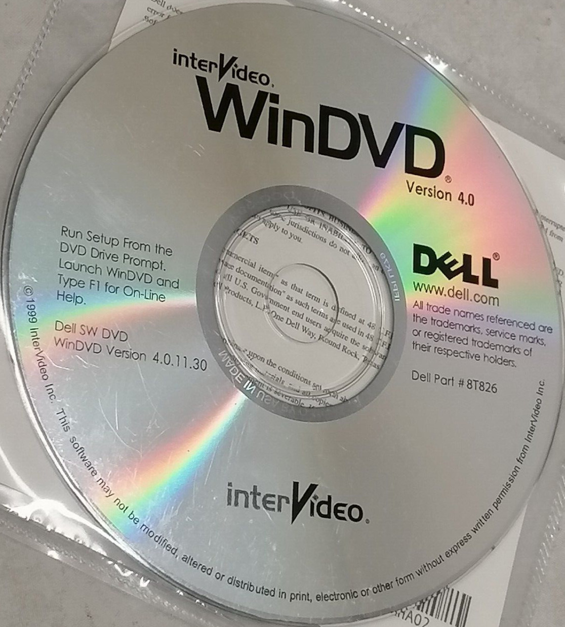 WinDVD Dell Intervideo 3.0 DVD