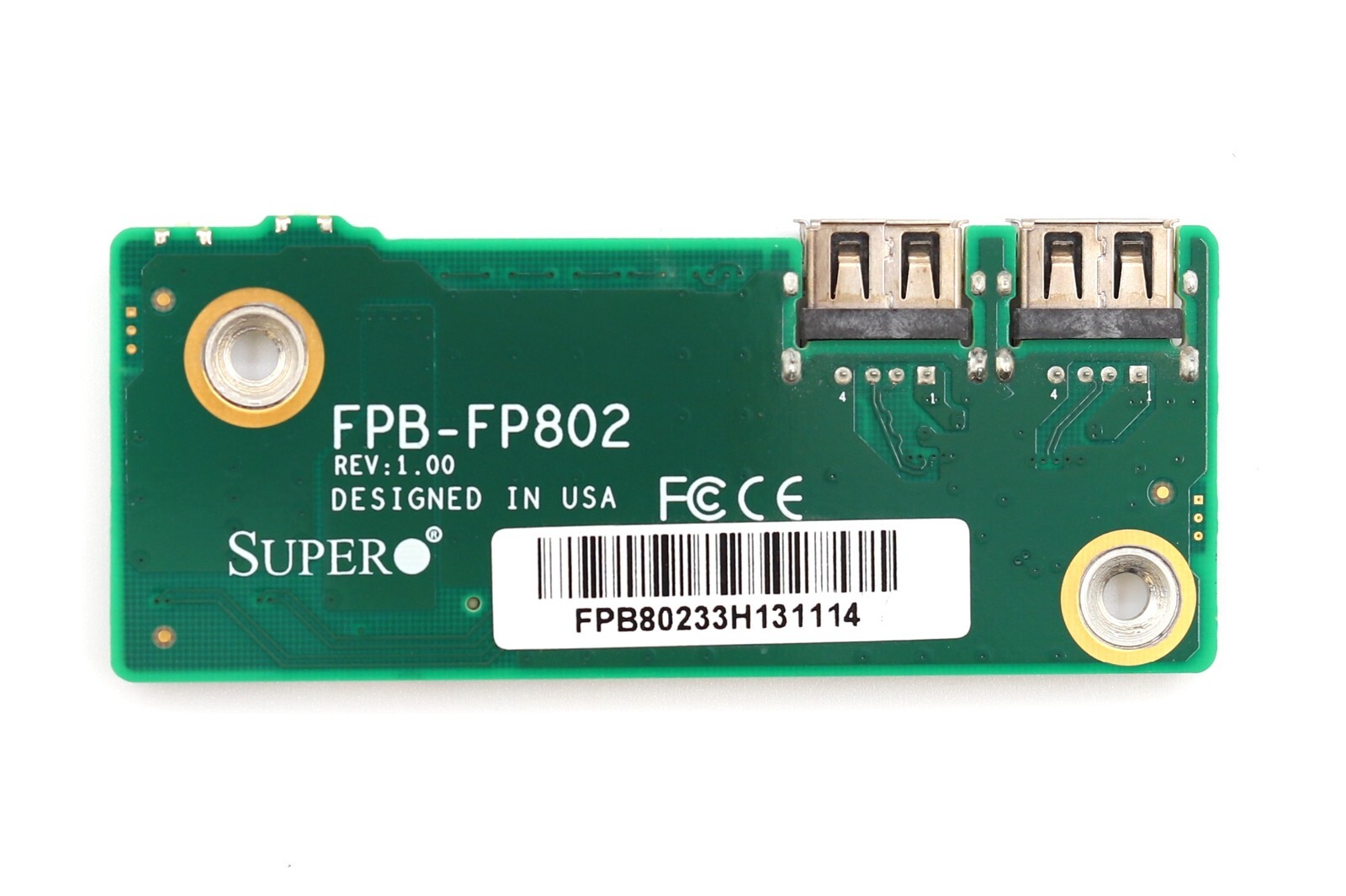 SuperMicro Server Front Panel Control Board P/N: FPB-FP802 Tested Working