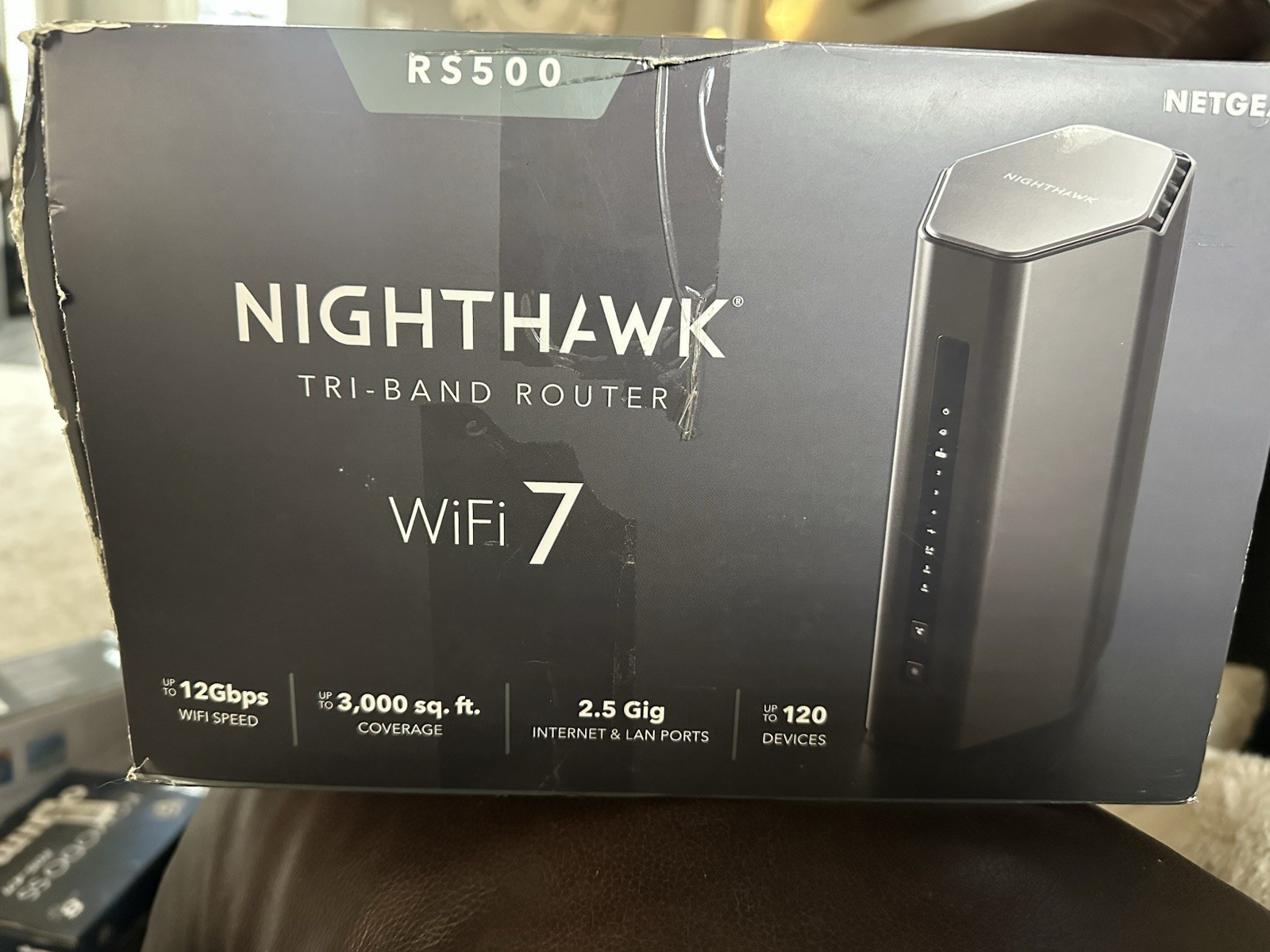 New NETGEAR Nighthawk RS500 WiFi 7 Tri-Band Router 12Gbps
