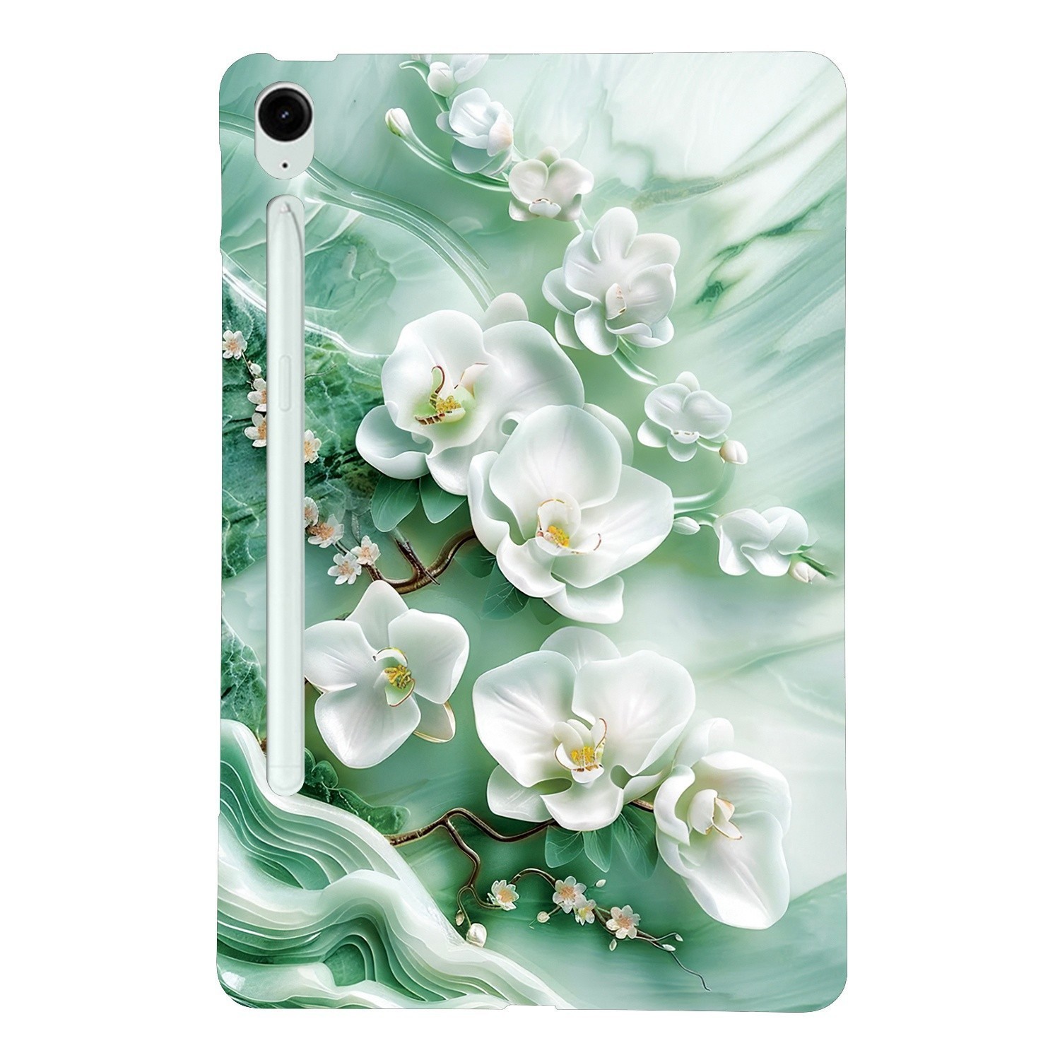 Flower Butterfly TPU Tablet Case For Samsung Tab S6 S7 S8 S9 S10 A7 A8 A9 T860