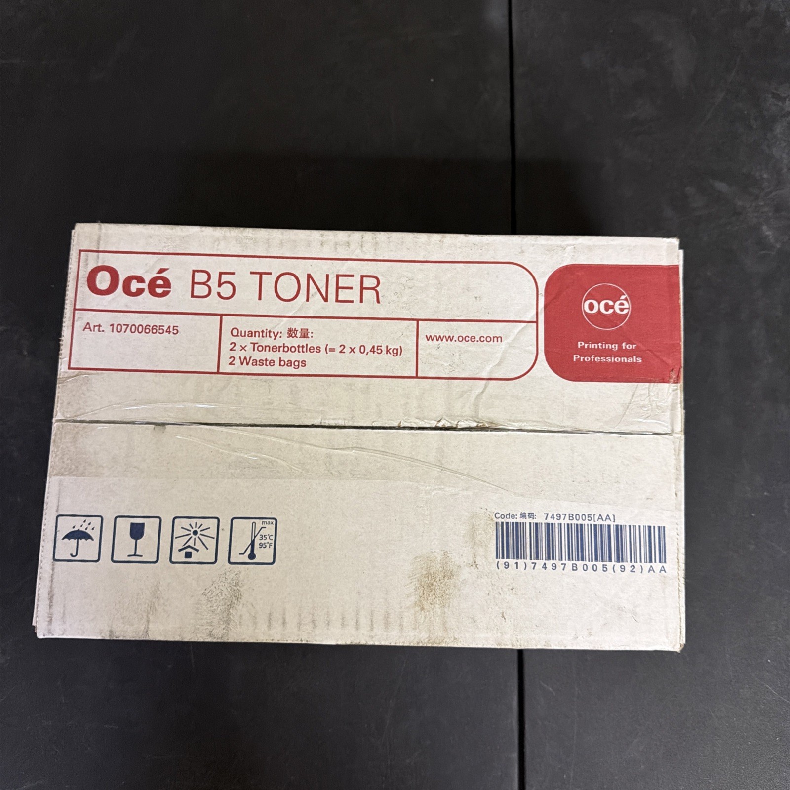Original OCE B5 Toner 1070066545 NEW