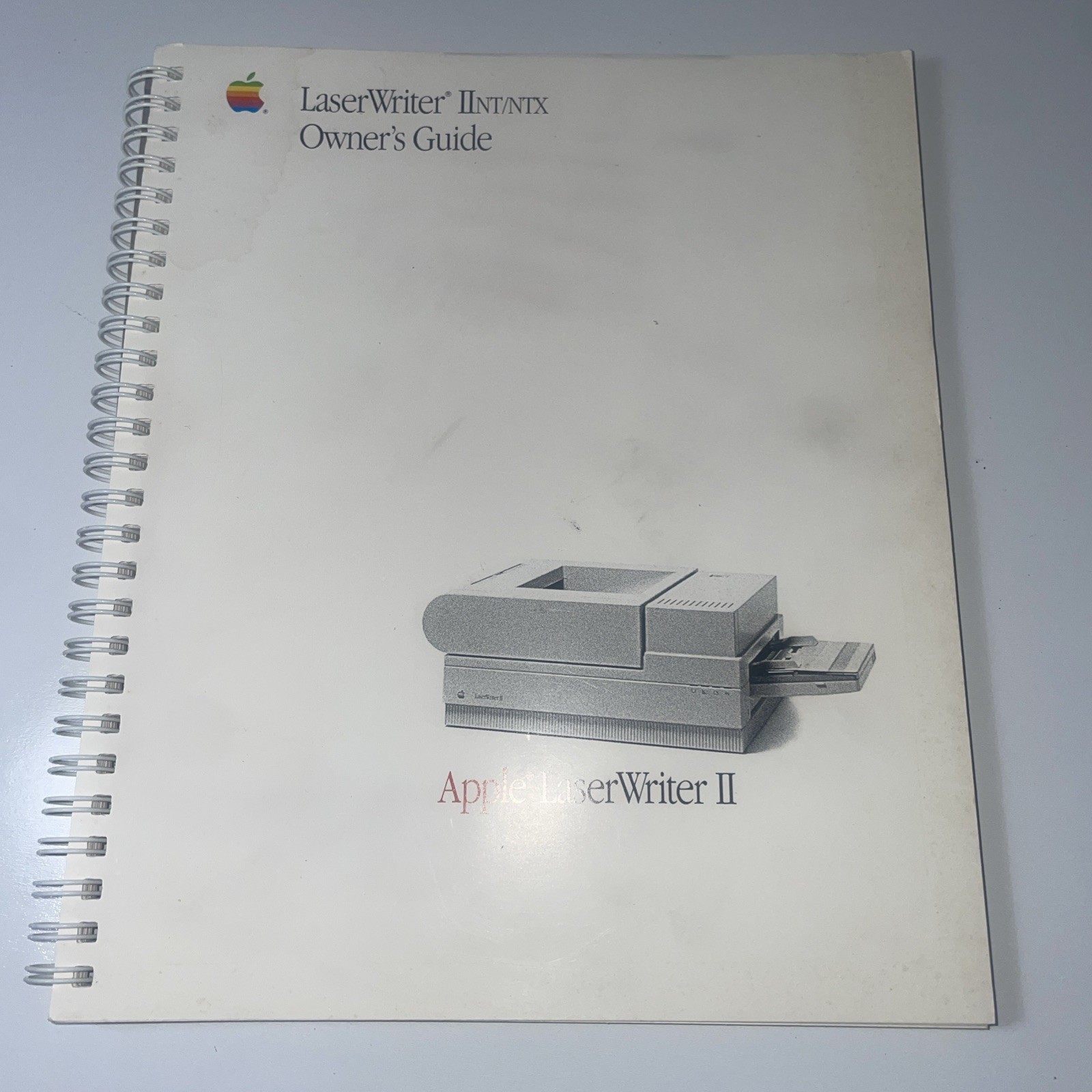 Macintosh LaserWriter IINT/NTX Owner’s Guide 1988 Apple Collector Vintage