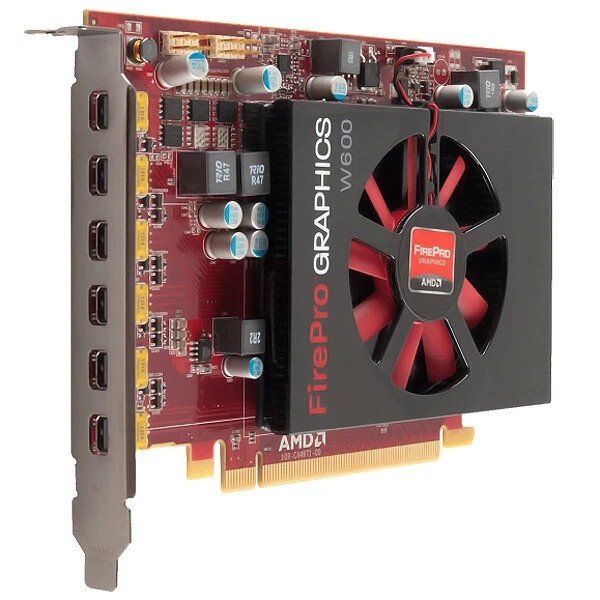 ATI AMD FirePro W600 2GB PCIe Multi-Monitor Video Card 100-505746 GPU