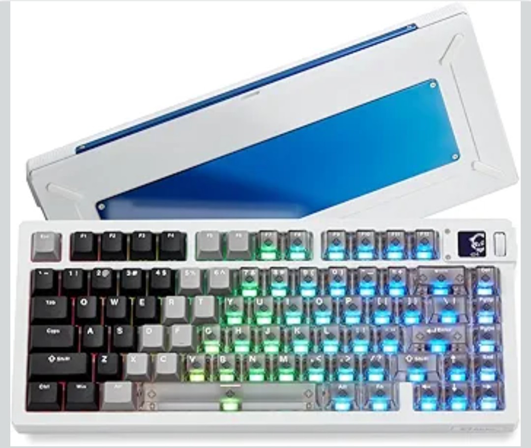 Akko MOD007 V5 HE Wired Rapid Trigger Gaming Keyboard Quick Release Aluminum...