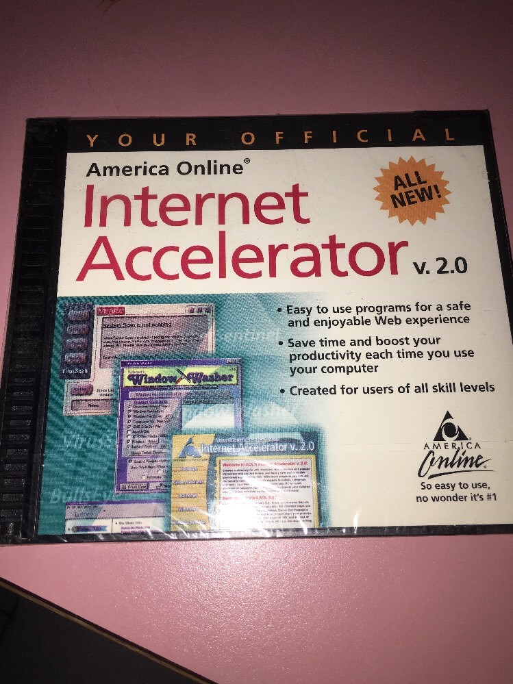 internet accelerator v 2.0 aol Cd