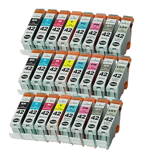 24PK Replacement Print Ink Value Pack for CLI-42 Canon Pixma Pro-100 