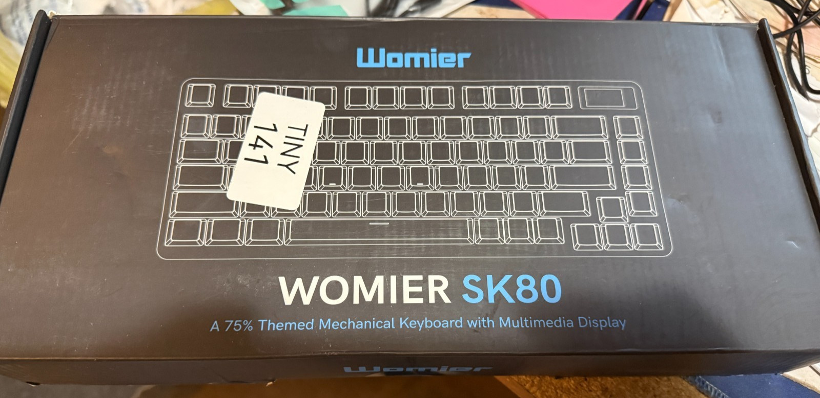 Womier S-K80 75% Keyboard with Color Multimedia Display Mechanical Gaming Key