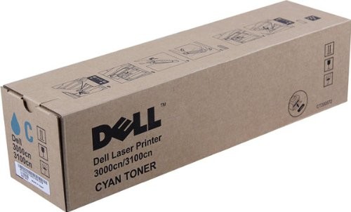 Genuine Original New Sealed Box Dell T6412 Cyan Toner Cartridge, We Ship Fast